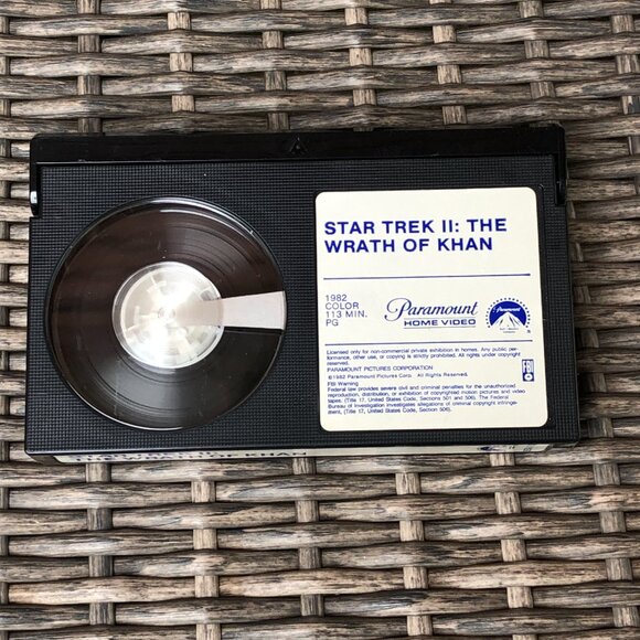 Star Trek 2 The Wrath of Khan Betamax Tape Movie Special Collectors Series 1982 - Picture 5 of 5